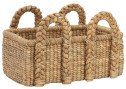 Beachcomber Handwoven Seagrass Rectangular Handled Baskets