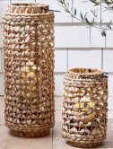 Waverly Handwoven Water Hyacinth Lanterns