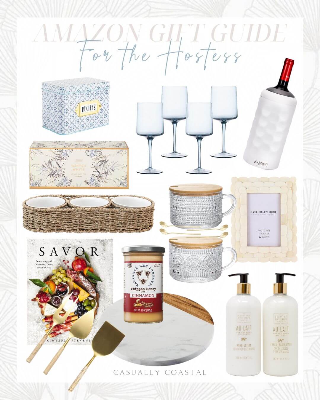 amazon gift guide for the hostess graphic