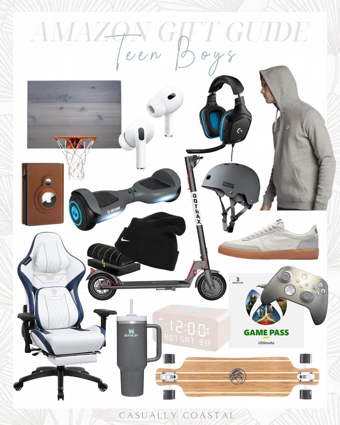 amazon gift guide for teen boys graphic