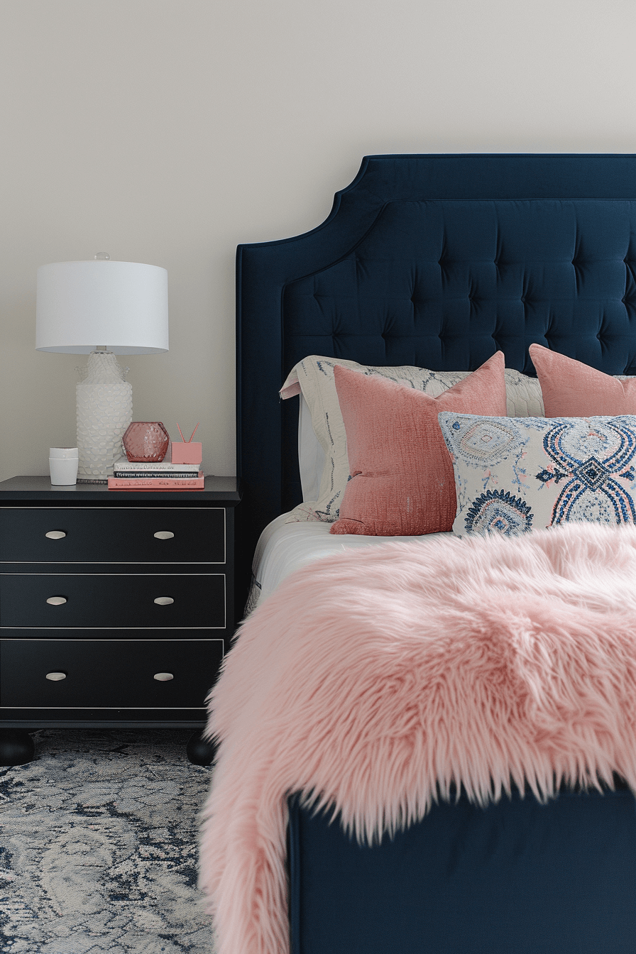 Navy And Pink Teen Bedroom Ideas Gorgeous Smart Little Girl’s