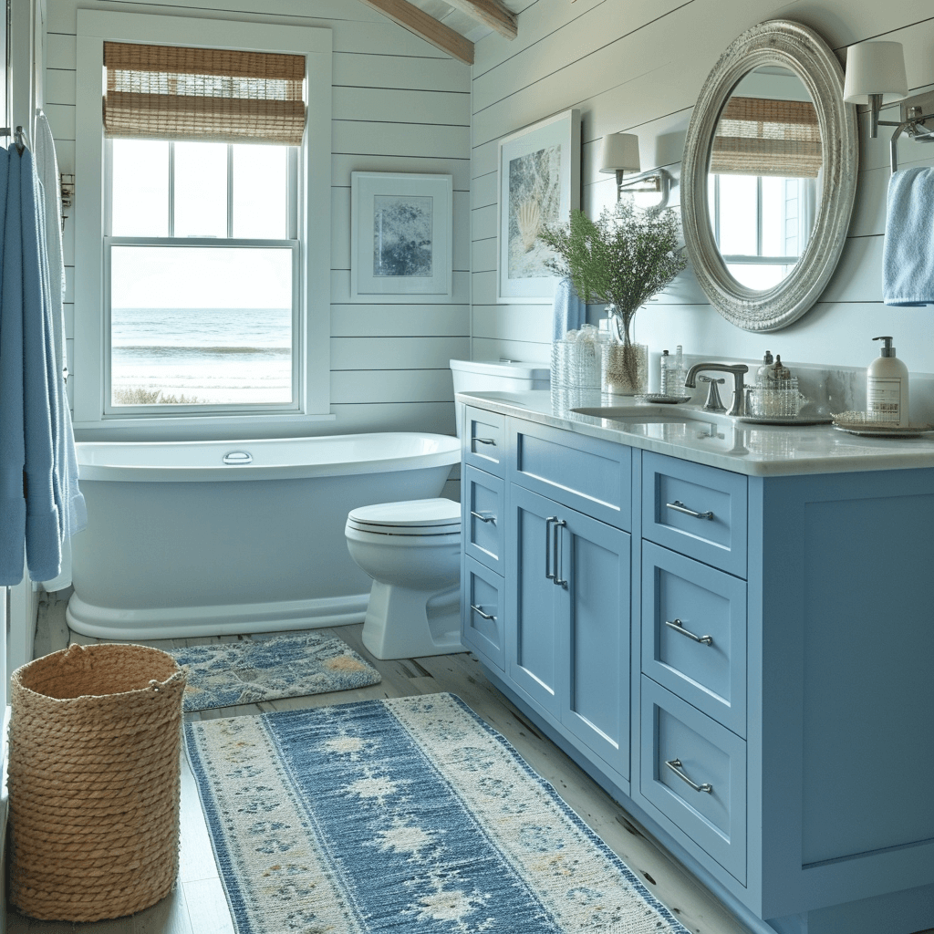 9 Stunning Blue Bathroom Ideas for Your Home - Casually Coastal